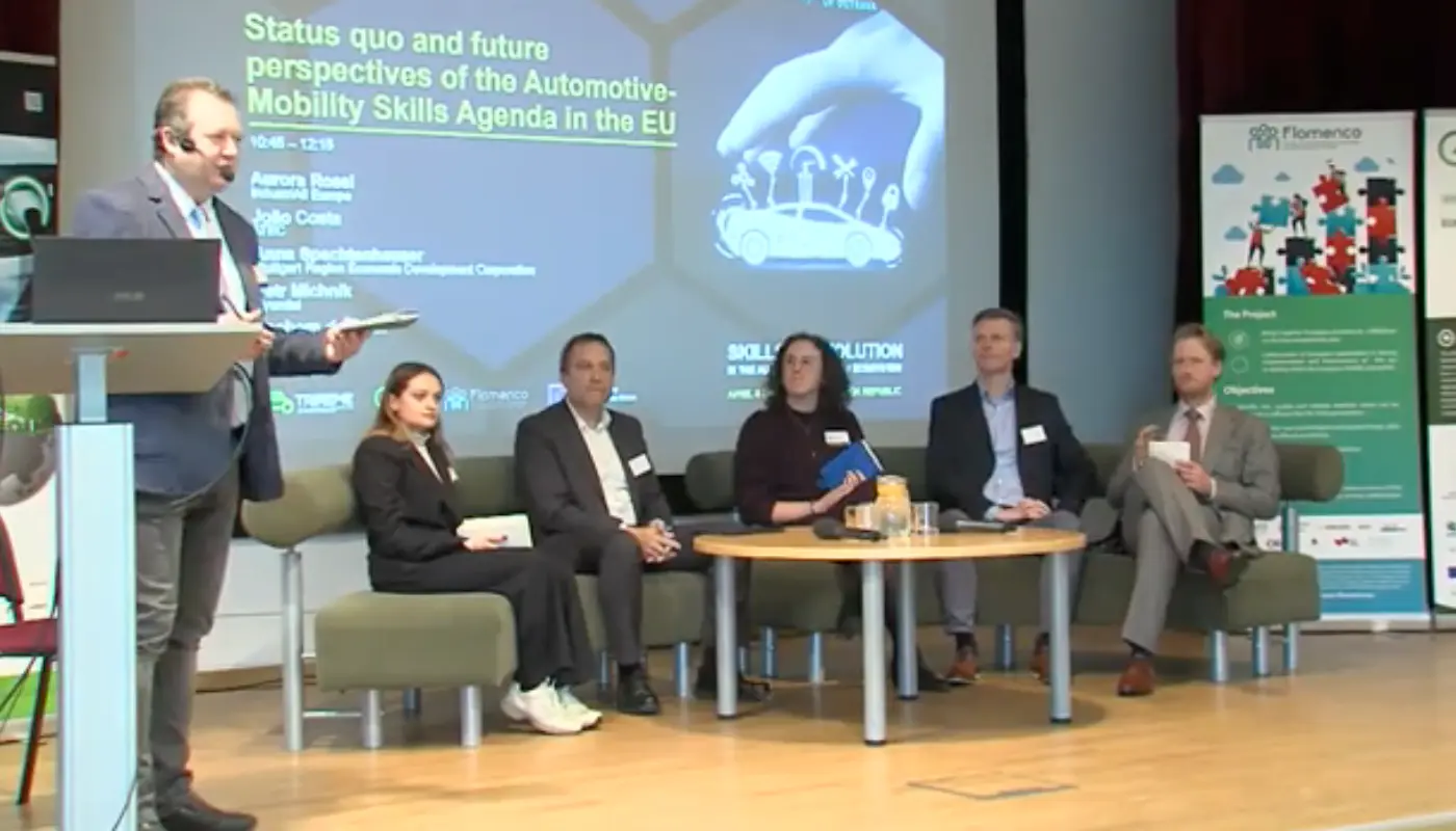 Panel discussion at the 2025 Skills (R)Evolution conference in Ostrava